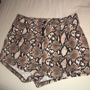 Snake Skin Shorts